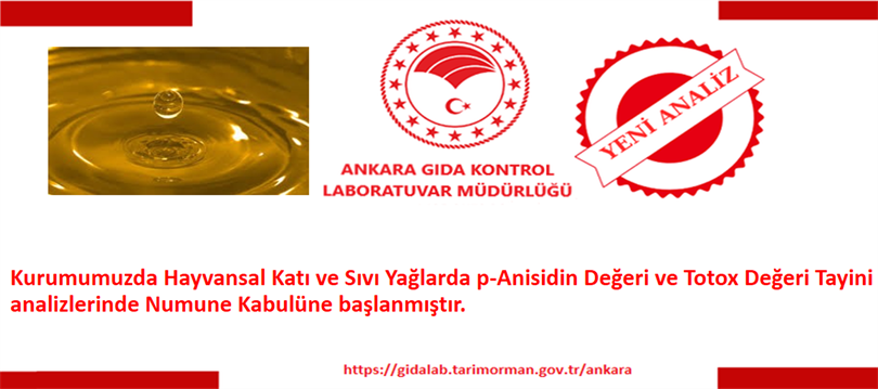Kurumumuzda Yüksek Su İçerikli - Yüksek Nişasta ve/veya Protein ve  Düşük  Su  ve  Yağ  İçerikli''  ürün  gruplarında ''Asidik  Pestisit'' analizi için Numune Kabulüne başlanmıştır.