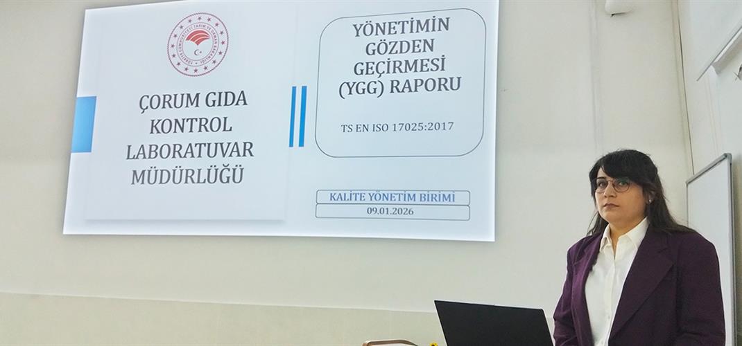 YÖNETİMİN GÖZDEN GEÇİRMESİ TOPLANTISI YAPILDI