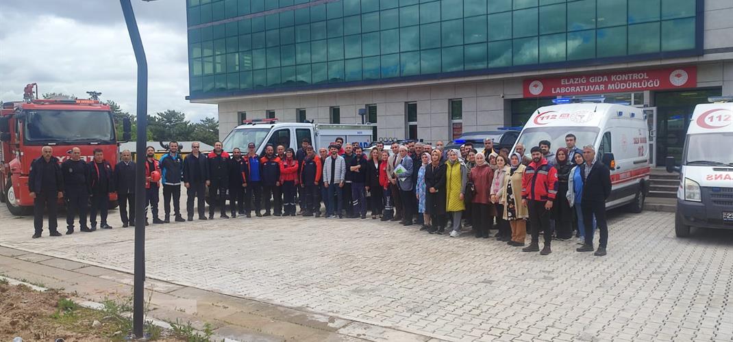 Deprem, Yangın, KBRN ve Tahliye konularında tatbikat yapıldı.