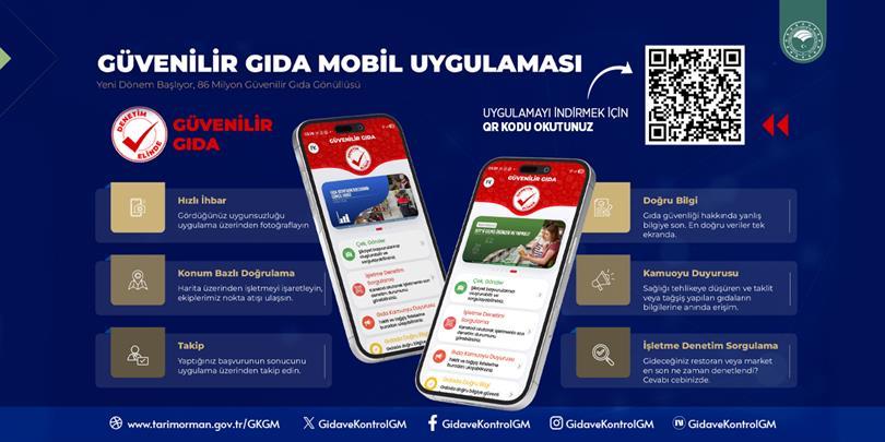 "Güvenilir Gıda" Mobil Uygulaması Kullanıma Sunuldu