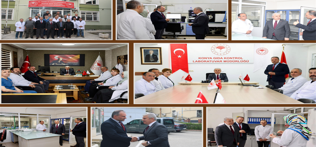 KONYA VALİMİZ SAYIN İBRAHİM AKIN'DAN LABORATUVARIMIZA ZİYARET