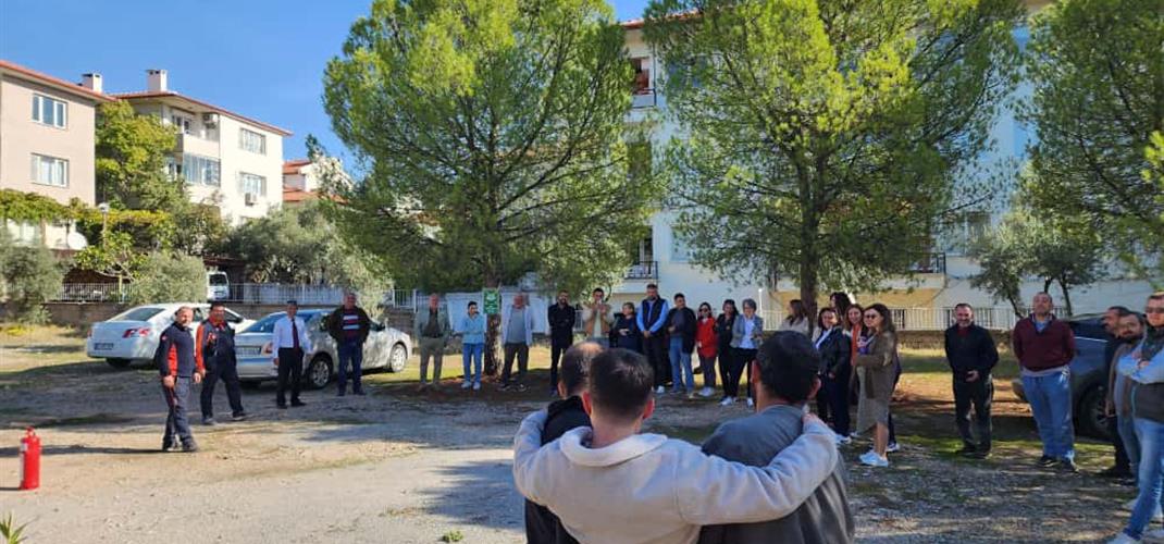 Müdürlüğümüzde Yangın, KBRN eğitimi ve tatbikatı yapıldı