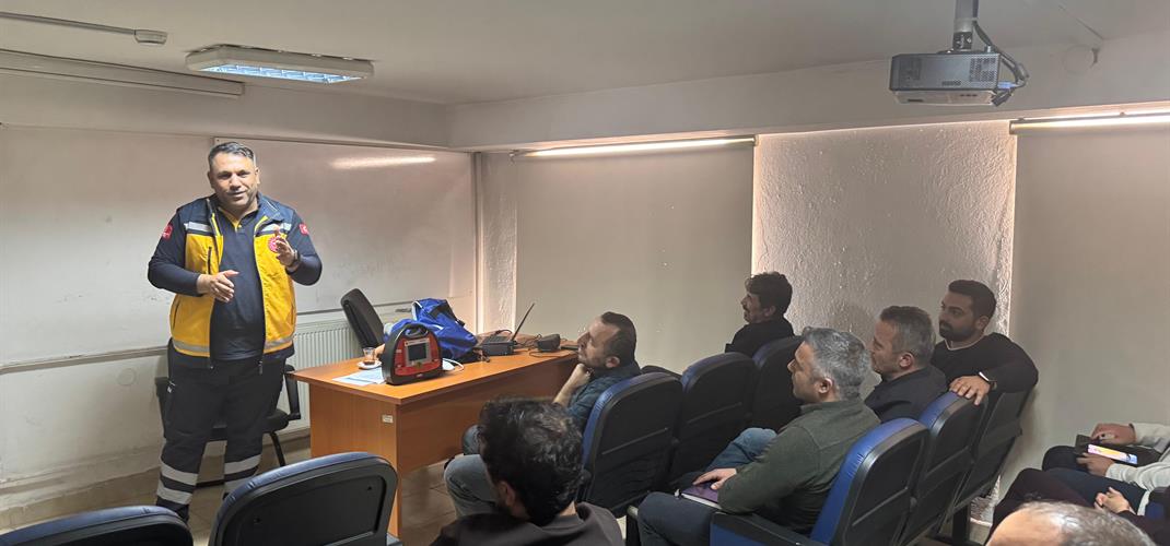 LABORATUVARIMIZDA İLK YARDIM EĞİTİMİ TAMAMLANDI