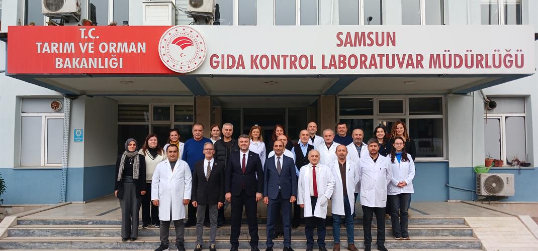 RİSK DEĞERLENDİRME VE LABORATUVARLAR DAİRE BAŞKANI MÜDÜRLÜĞÜMÜZÜ ZİYARET ETTİ.